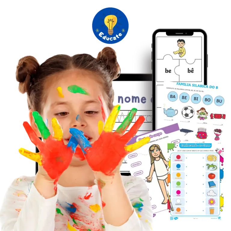 Ilustração colorida infantil